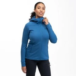 Bergans Of Norway Ulstein Wool Hood W Jacket North Sea Blue -Bergans Of Norway shop 9141 24116 4