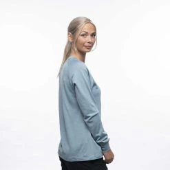 Bergans Of Norway Lysebu Wool W Henley Smoke Blue -Bergans Of Norway shop 9157 21626 2