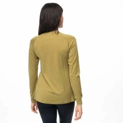 Bergans Of Norway Lysebu Wool W Henley Olive Green -Bergans Of Norway shop 9157 21629 3