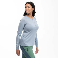 Bergans Of Norway Lysebu Wool W Henley Husky Blue -Bergans Of Norway shop 9157 24313 2