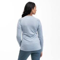 Bergans Of Norway Lysebu Wool W Henley Husky Blue -Bergans Of Norway shop 9157 24313 3