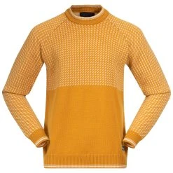 Bergans Of Norway Alvdal Wool Jumper Golden Yellow / Vanilla White