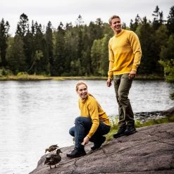 Bergans Of Norway Alvdal Wool Jumper Golden Yellow / Vanilla White -Bergans Of Norway shop 9158 21693 2