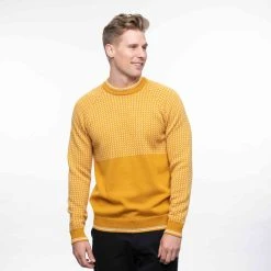 Bergans Of Norway Alvdal Wool Jumper Golden Yellow / Vanilla White -Bergans Of Norway shop 9158 21693 5