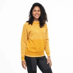 Bergans Of Norway Alvdal Wool W Jumper Golden Yellow / Vanilla White 15 Bergans Of Norway Alvdal Wool W Jumper Golden Yellow / Vanilla White -Bergans Of Norway shop 9159 21693 4