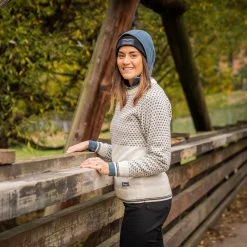 Bergans Of Norway Alvdal Wool W Jumper Vanilla White / Solid Dark Grey -Bergans Of Norway shop 9159 25290 3