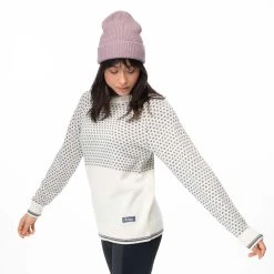 Bergans Of Norway Alvdal Wool W Jumper Vanilla White / Solid Dark Grey -Bergans Of Norway shop 9159 25290 4