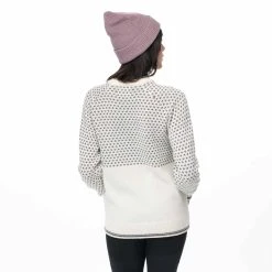 Bergans Of Norway Alvdal Wool W Jumper Vanilla White / Solid Dark Grey -Bergans Of Norway shop 9159 25290 5